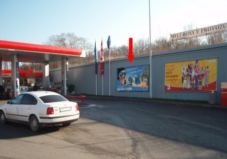 Billboard v lokalitě Olšanská-čerp.st. BENZINA, Praha 03